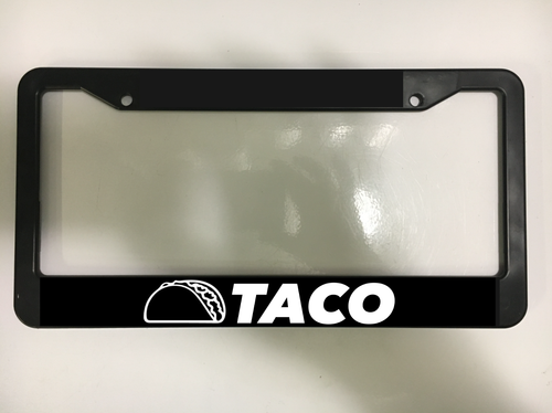 RETRO TACO License Plate Frame Fits Toyota Tacoma MADE IN USA - FREE