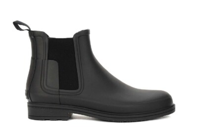 Hunter Original Refined Men's Rubber Casual Pull-On Chelsea Boots