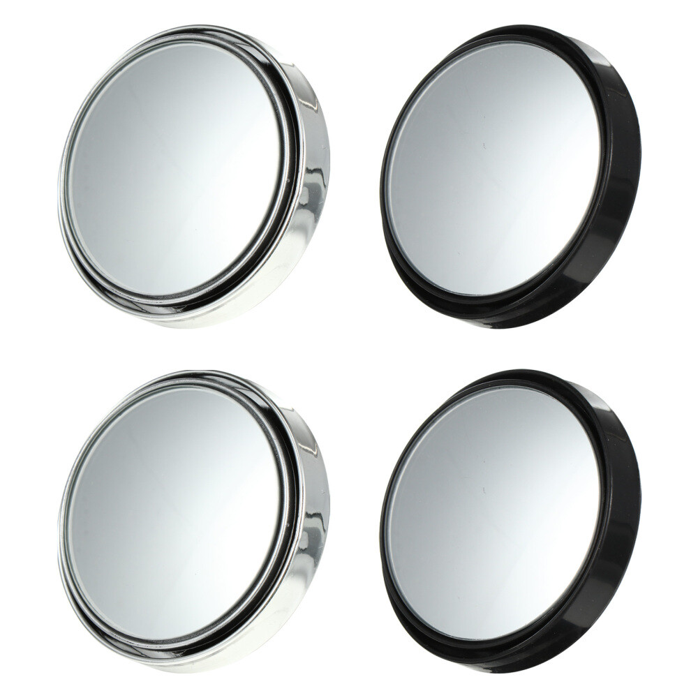 2 Pairs Frameless Blind Spot Mirror Small Mirror Car Auto Rearview Mirror