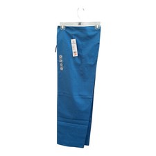 Womens Scrub Bottom White Swan Fundamentals XL Bluestone Closure Draw String