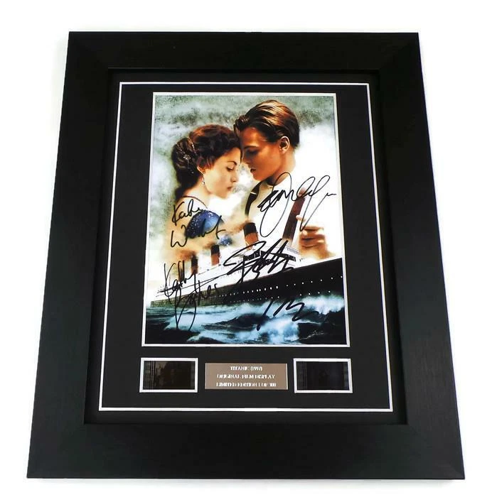 LUCKY MONKEY GIFTS TITANIC FILM CELL Movie Memorabilia Signed Preprint TITANIC GIFT COLLECTORS ITEM