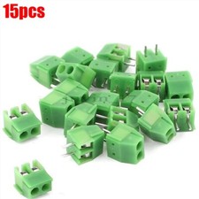 15Pcs KF350-2P 3.5MM Pitch 2 Pin Straight Pin Pcb Screw Terminal Blocks Ic Ne ke