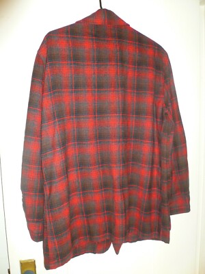 Vintage Pendleton Woolen Mills 49er Red Green Wool Plaid
