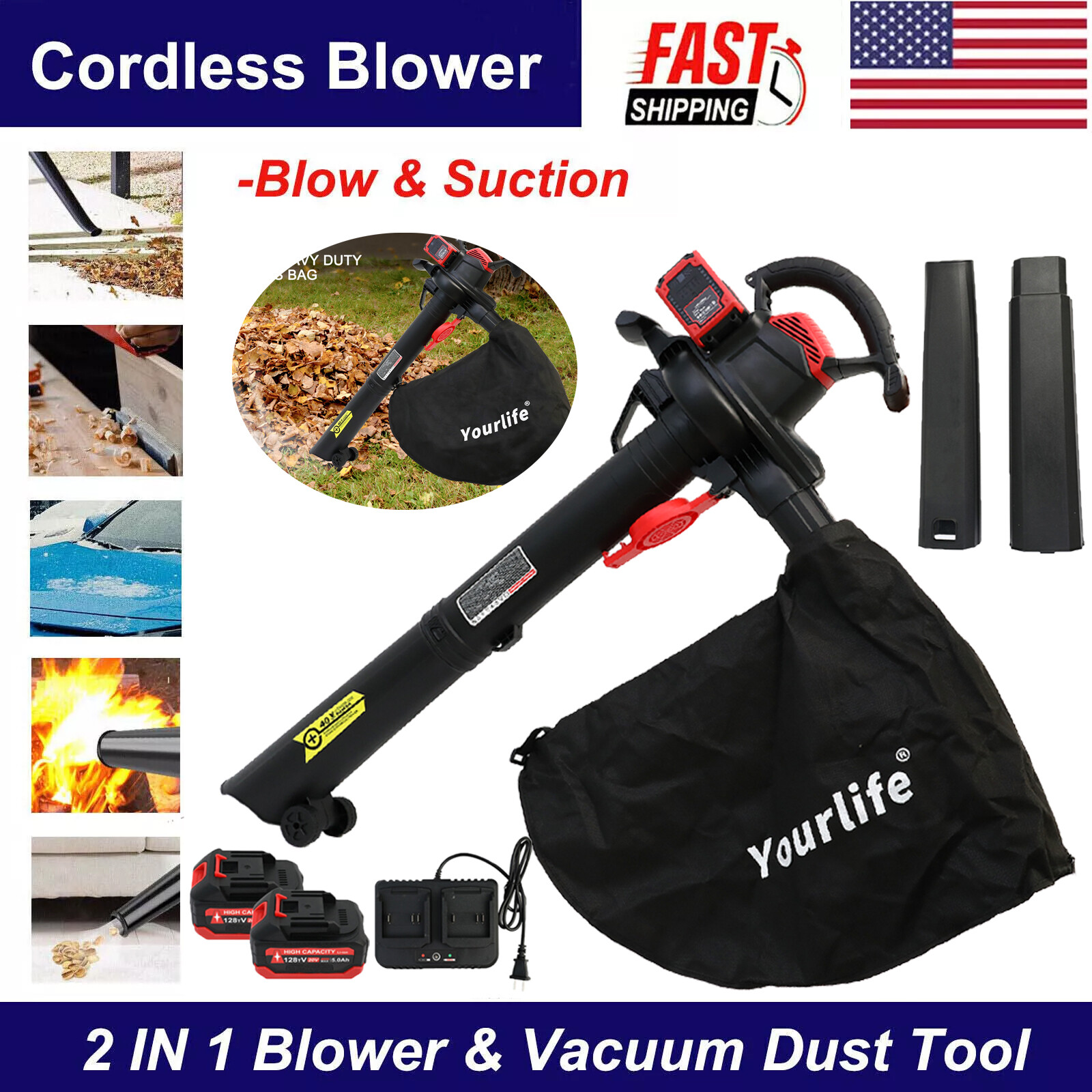 Electric Mini Air Lightweight Handheld With 2 Battery