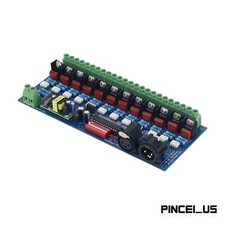 12-Channel Thyristor DMX512 High Voltage DMX Dimmer for Lamp Bulb Lamp Dimmer