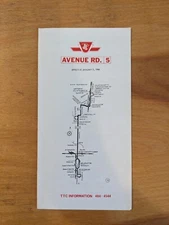 Toronto Transit Commission TTC Route 5 Bus Timetable