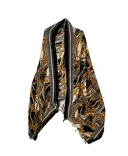 DANA XU  Wool Scarf Wrap Pashmina Shawl Large Size Women Neck Wrap 42x84