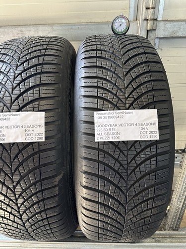 2 PNEUMATICI USATI GOODYEAR VECTOR 4 SEASONS 225 60 R18 104V DOT 2022 - Foto 3 di 21