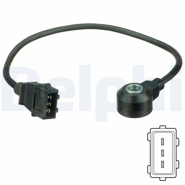 Klopfsensor Delphi AS10199 FüR Matiz Aveo Rezzo L07 M200 Captiva Opel Lacetti-image