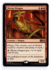 Shivan Dragon 300 Core Set 2019 R MTG LP