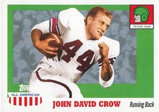 JOHN DAVID CROW 2005 TOPPS ALL-AMERICAN FOOTBALL #23