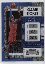 2021-22 Panini Contenders Game Ticket Anniversary Edition Darius Bazley #7 0t2