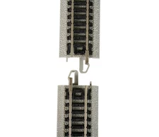 Bachmann Trains-Snap-Fit E-Z TRACK REMOTE TURNOUT-LEFT (1/card)-NICKEL SILVER