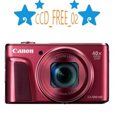 Canon PowerShot SX720 HS 20.3MP 40x Optical Zoom Wi-Fi NFC HD Travel Camera Red