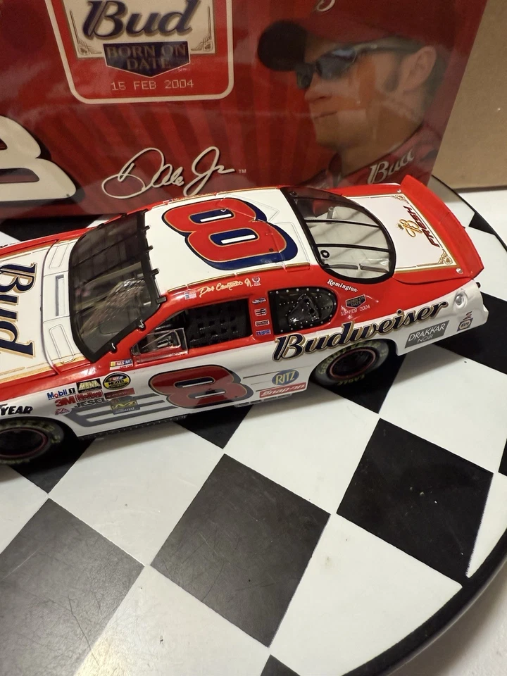 Dale Earnhardt Jr. #8 Budweiser Born On Date 2004 1/32 Nascar Diecast - Image 3 of 4
