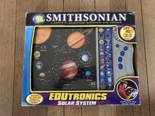Smithsonian Interactive Solar System Edutronics Toy Vintage 90s In Box