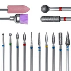 14 Pcs Nail Drill Bits Set Rotary Pedicure Manicure Tools Nail Art Kit
