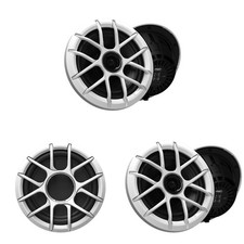 Wet Sounds Marine Zero Series White XZ Grill Boat Speaker Bundle 4 8"  10"...