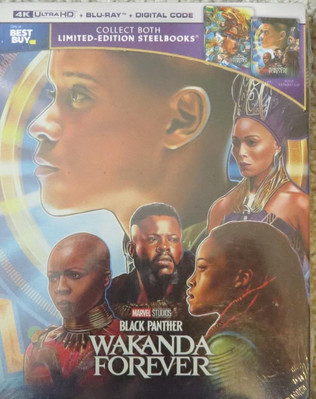 WAKANDA FOREVER 4K BLURAY STEELBOOK