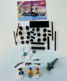 Lego 6257 Castaways Raft Vintage 100% Complete w/Instruction Manual 