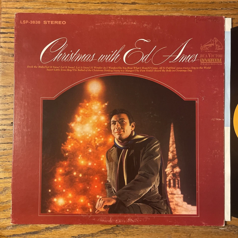 Ed Ames / Christmas With Ed Ames LP RCA Stereo Holiday + Inner VG - Image 2 of 4