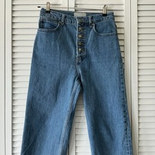 Everlane The Way High Jean Organic Cotton Sz 27 Straight Leg Classic Soft Denim