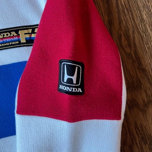 Vintage Culture Honda Racing Team F1 World Grand Prix Mens M Quarter Zip Sweater - Picture 11 of 12
