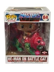Funko Pop Rides He Man on Battle Cat 84 Flocked Target Con Exclusive