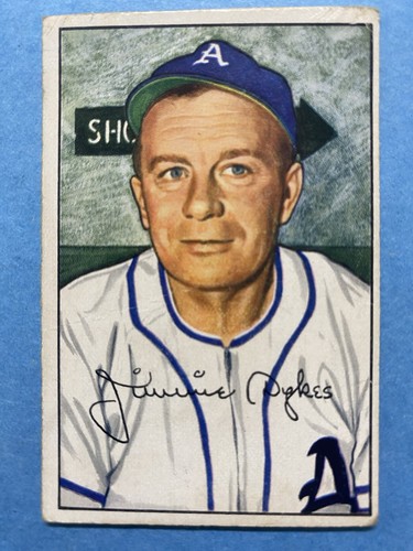 Jimmy Dykes #98 1952 Bowman card