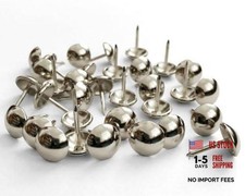 500PCS D11mmxL17mm Sofa Upholstery Tacks,Decorative Tacks Wooden Nickel