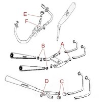 Auspuffverbindungsdichtung 45X50X25Mm FüR KTM Super Duke 990 R LC8 2007-13
