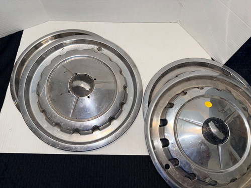 1957, 14" Chevrolet HubCaps, Wheel Covers (Set of 4)