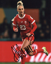 Switzerland Alisha Lehmann Autographed Signed 8x10 Photo COA #8