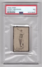 PSA 7 HARRY HEILMANN 1928 W565 Strip Card Baseball Cinema Film