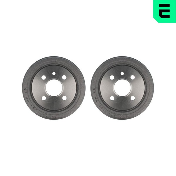 2X Bremstrommel Optimal BT-0130 FüR Cc Daewoo J82 Ascona Kadett Astra Opel T85-image