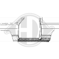 1X Einstiegsblech Diederichs 9891021 FüR Links