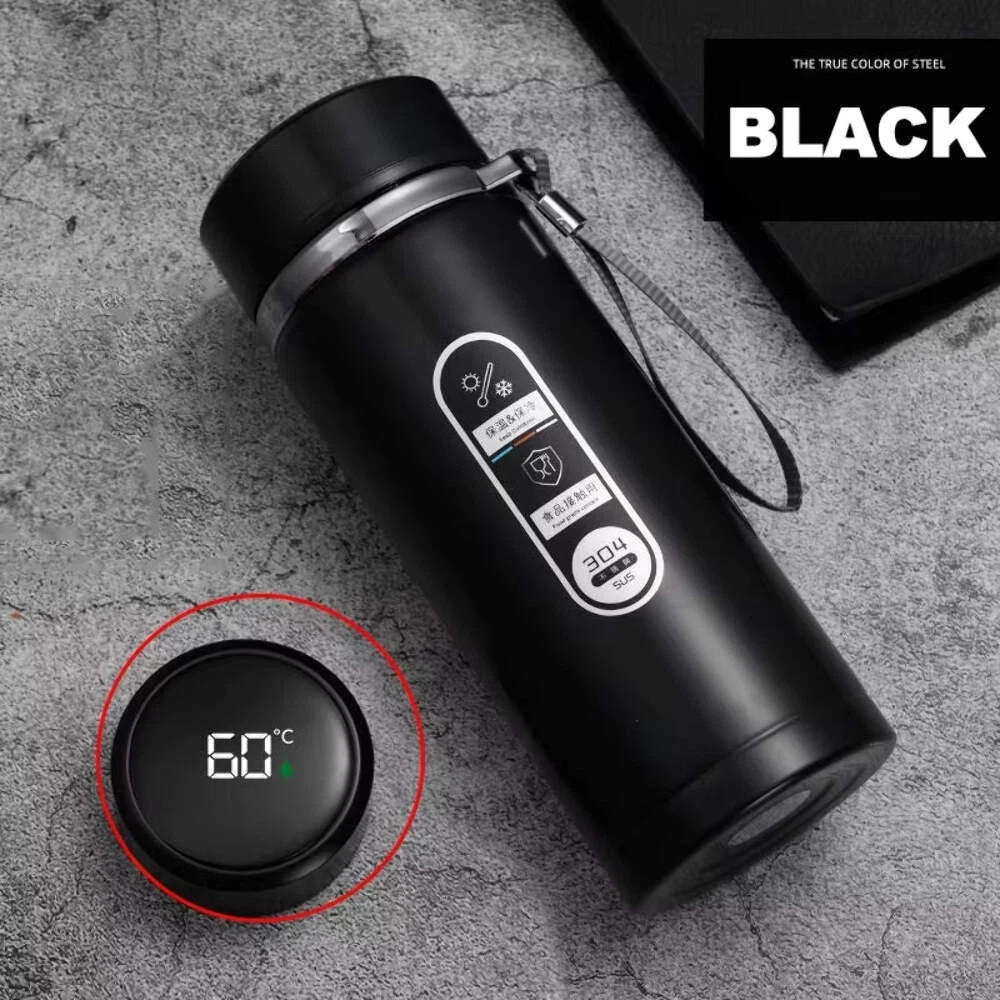 With Led Temperature Display Water Bottle