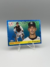 2025 Topps Chrome Platinum Blue Mini Diamonds Jorge Posada /199