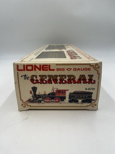 Lionel calibro O 6-8701 W&ARR General 4-4-0 locomotiva a vapore e tender - Foto 19 di 19