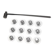 Seven Star Needle Hammer Stainless Steel Plum Dermal Hammer With 12 Fit