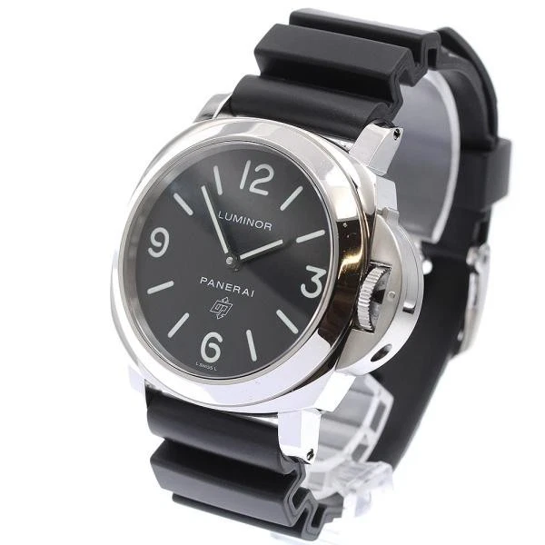 Panerai — Officine Panerai Luminor Base PAM00000 43mm Black Dial Hand-Winding Watch #C4632
