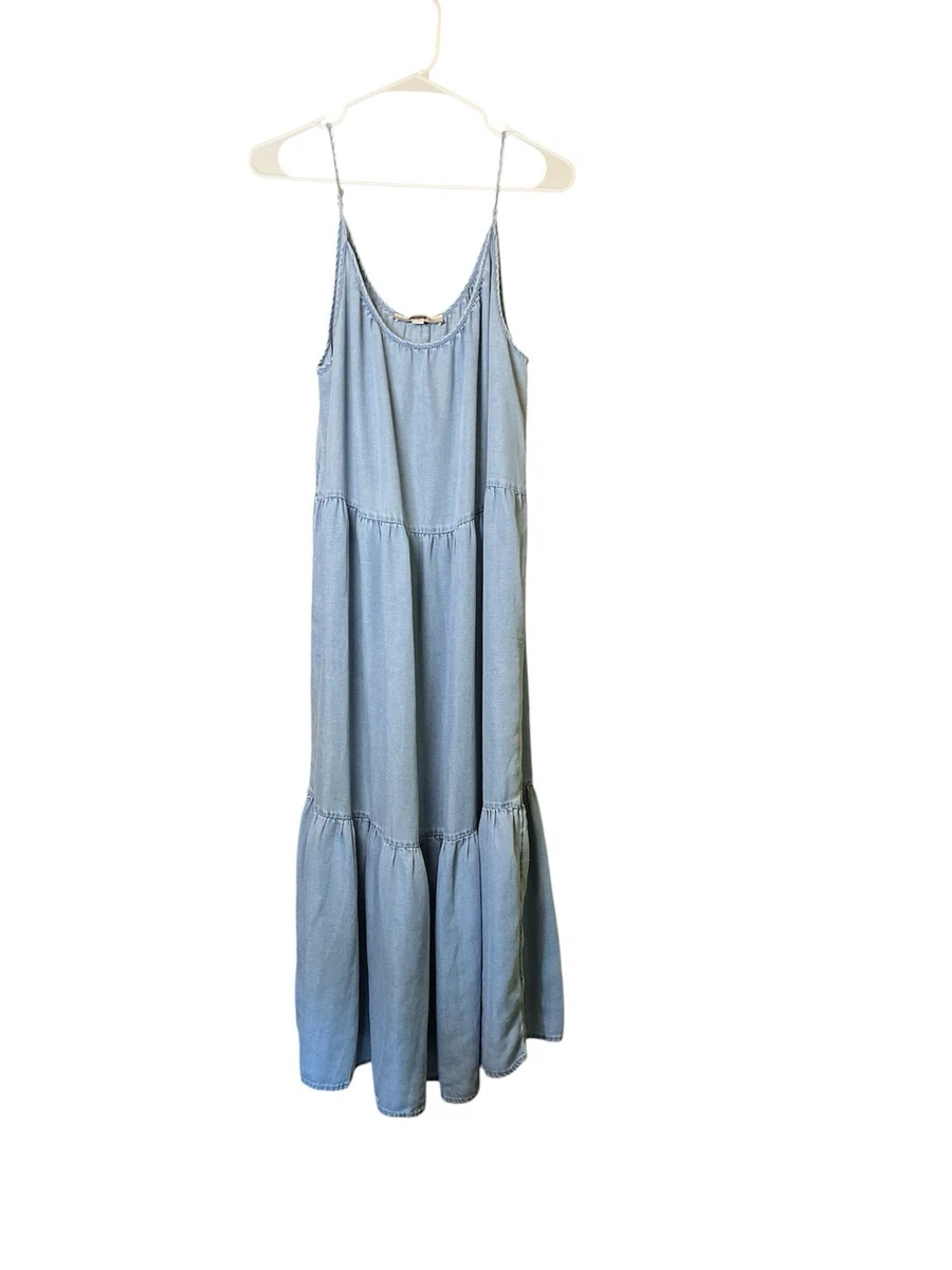 blue flower dresses Primrose Modest Midi in Blue Floral – A Closet Full of Dresses main image 1