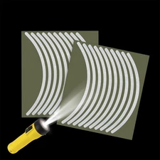 For Honda CB 600F Hornet 07-14 13 12 Motorcycle Reflective Rim Sticker White