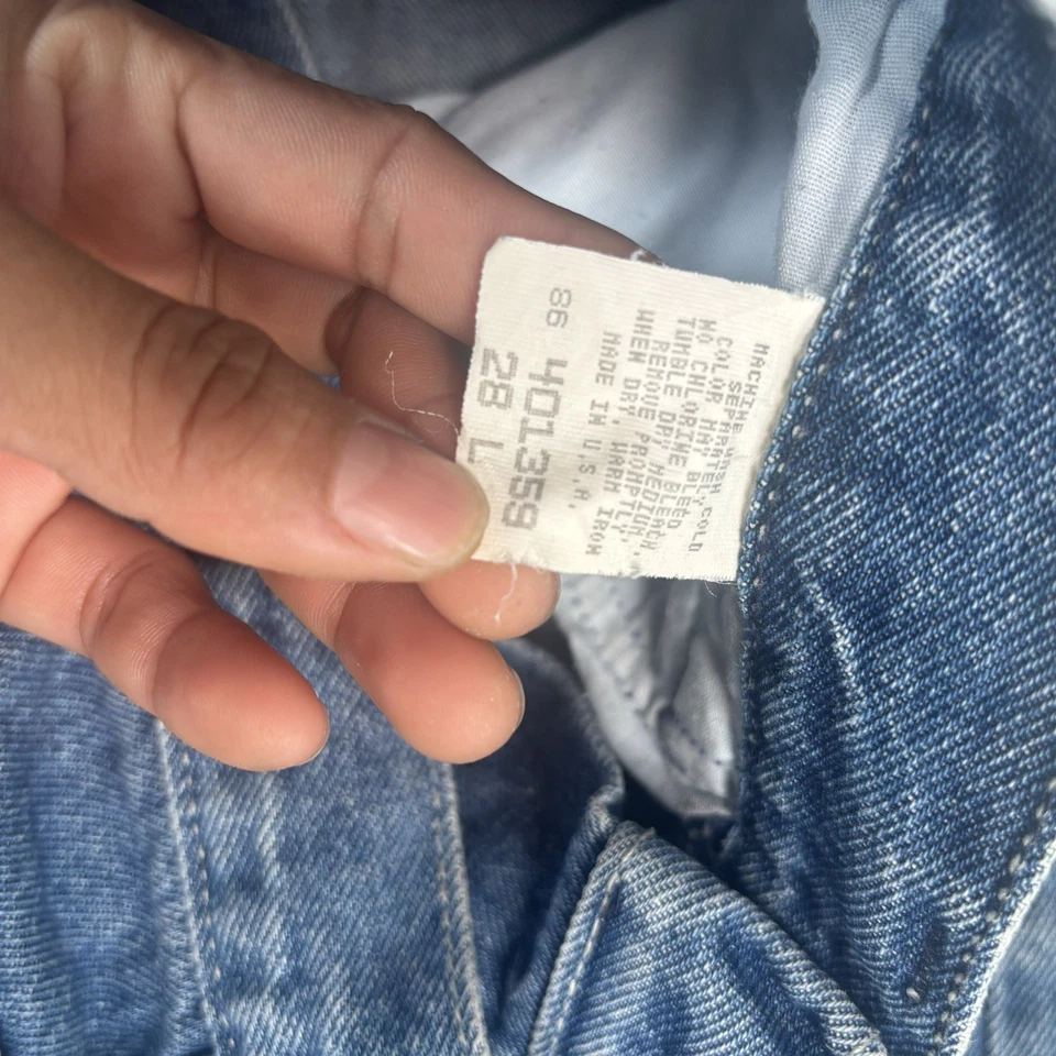 Jeans Boss Carpintero De Colección Para Hombres 28x32 Patinador Suelto Años 90 Y2K Grunge Hip Hop Azul Foto 3 de 4