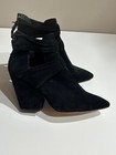 Splendid Booties Block Naomi Black Suede Boots Size 8.5 — photo 5