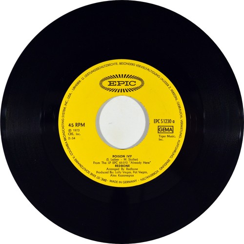 7" REDBONE Poison Ivy CV ROLLING STONES Condition Your EPIC Rock 1973 like NEW! - Picture 3 of 4
