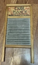 Vintage / Antique Dubl Handi Washboard (Columbus Washboard Co/ Columbus Oh)