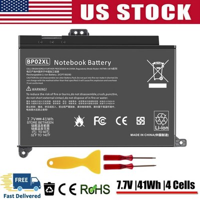 BP02XL Battery For HP Pavilion 15 Series 15-AU010WM 15-AU018WM 15-AU057CL US