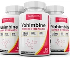 Yohimbine HCl 10mg Ginkgo Extract 180 Capsules - Extra Strength 3 Bottles USA