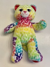 Build A Bear Workshop Rainbow Leopard Cat Kitty 17" Plush Toy